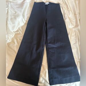 Banana Republic Black Wide-Leg Flare Pants Size Small
